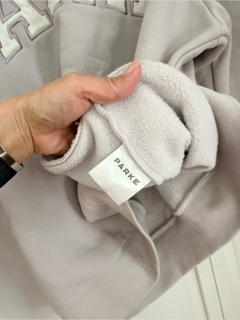 PARKE lavender varsity mock neck Valentine’s Day limited drop! - Picture 5 of 5